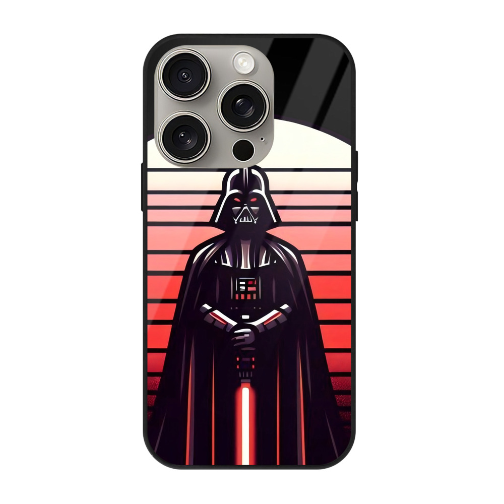 （画像用） スター・ウォーズ Star Wars 【iPhone15Pro対応】スマホケース 耐衝撃＆黄変防止 背面ガラス