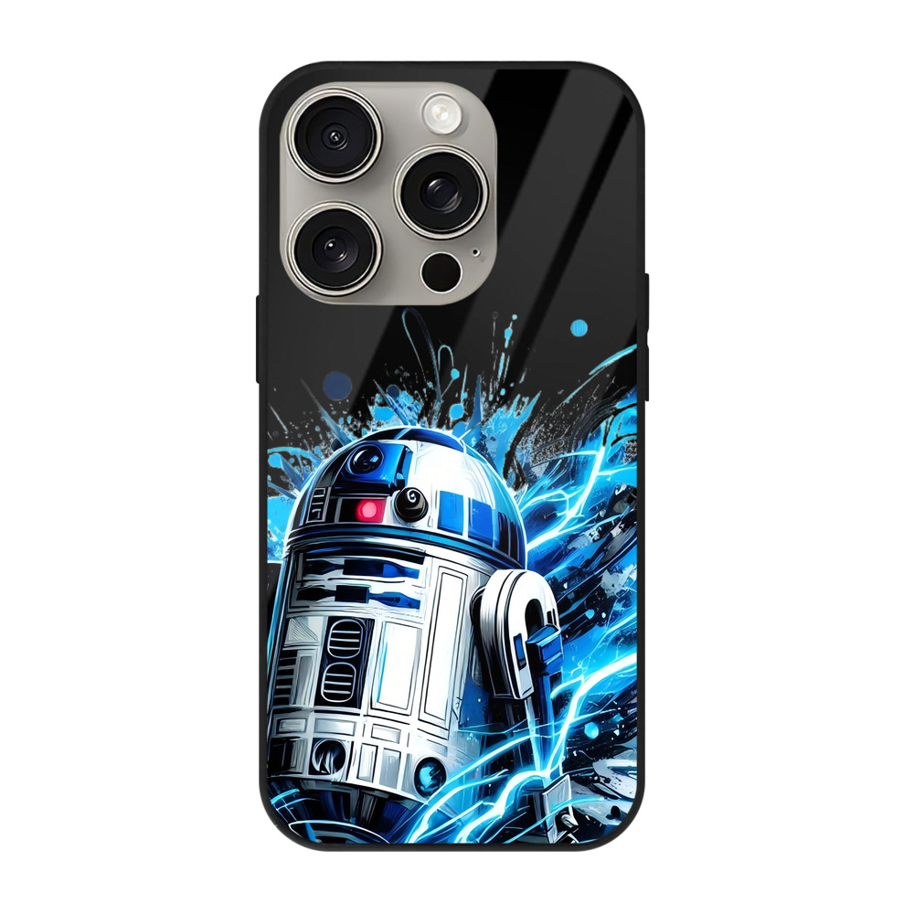 （画像用） スター・ウォーズ Star Wars 【iPhone15Pro対応】スマホケース 耐衝撃＆黄変防止 背面ガラス