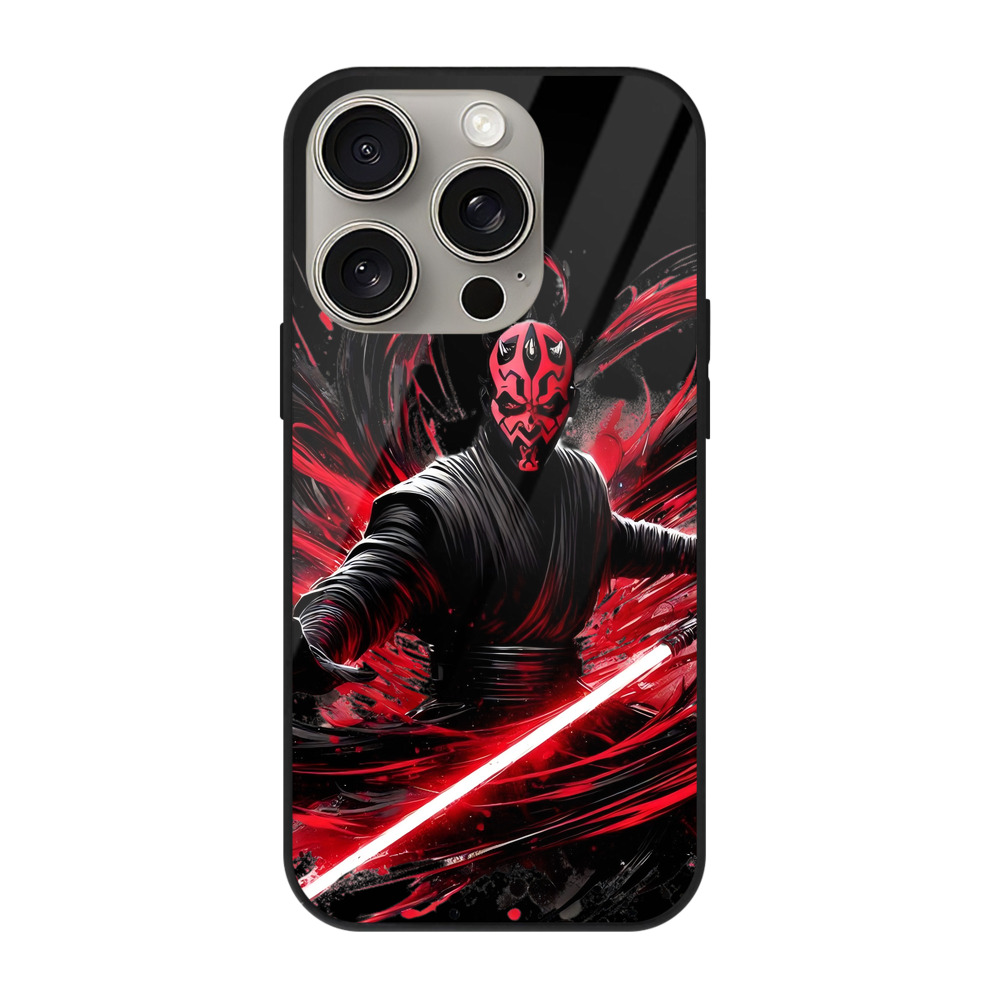 （画像用） スター・ウォーズ Star Wars 【iPhone15Pro対応】スマホケース 耐衝撃＆黄変防止 背面ガラス