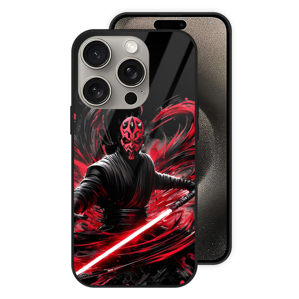 （画像用） スター・ウォーズ Star Wars 【iPhone15Pro対応】スマホケース 耐衝撃＆黄変防止 背面ガラス