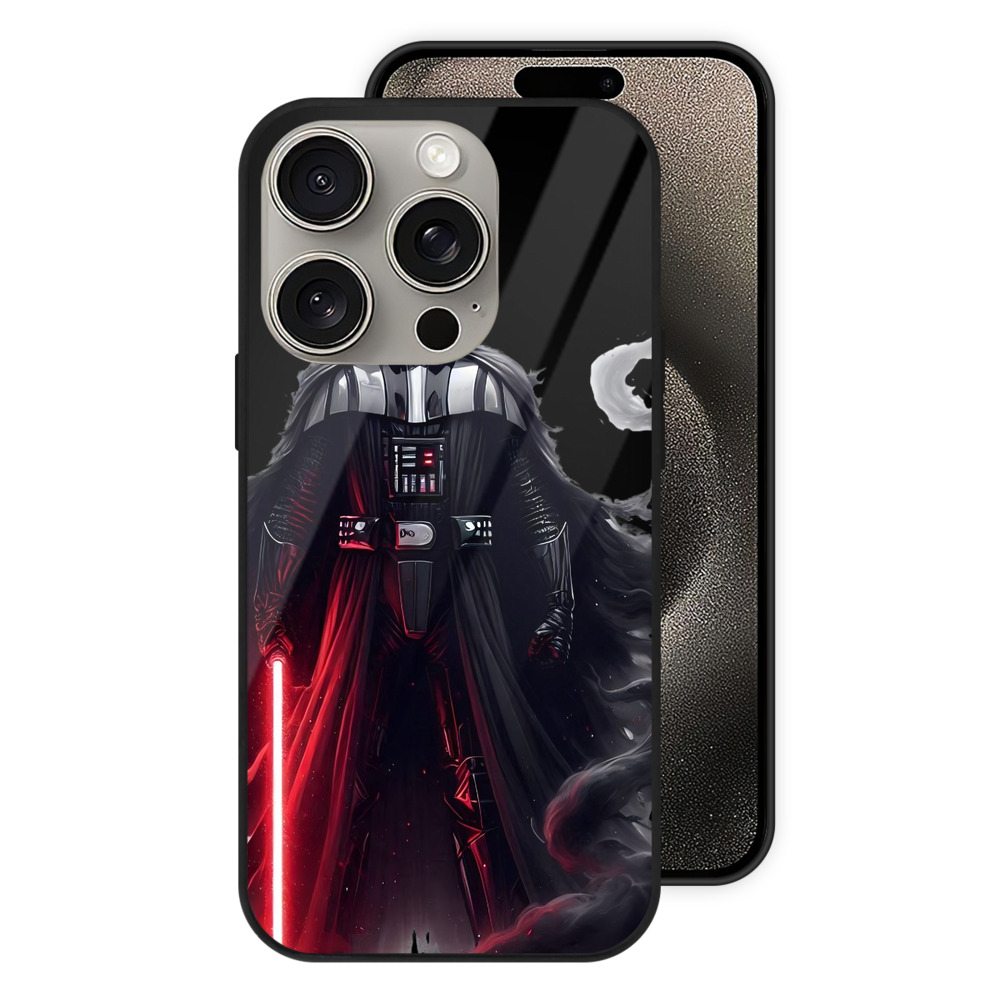 （画像用） スター・ウォーズ Star Wars 【iPhone15Pro対応】スマホケース 耐衝撃＆黄変防止 背面ガラス