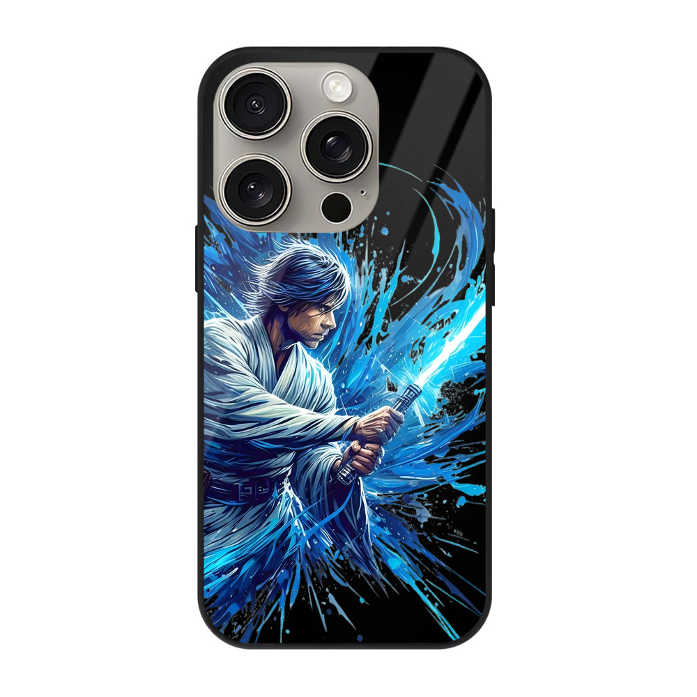 （画像用） スター・ウォーズ Star Wars 【iPhone15Pro対応】スマホケース 耐衝撃＆黄変防止 背面ガラス