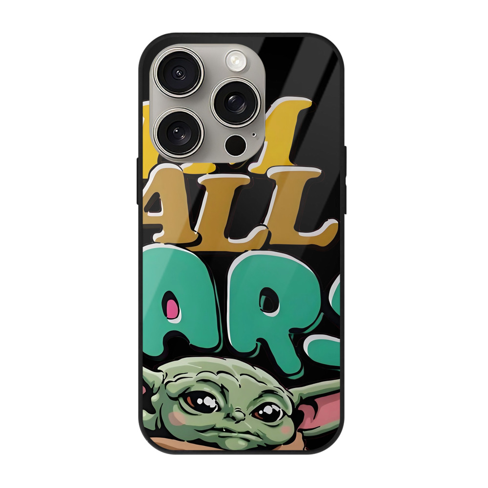 （画像用） スター・ウォーズ Star Wars 【iPhone15Pro対応】スマホケース 耐衝撃＆黄変防止 背面ガラス