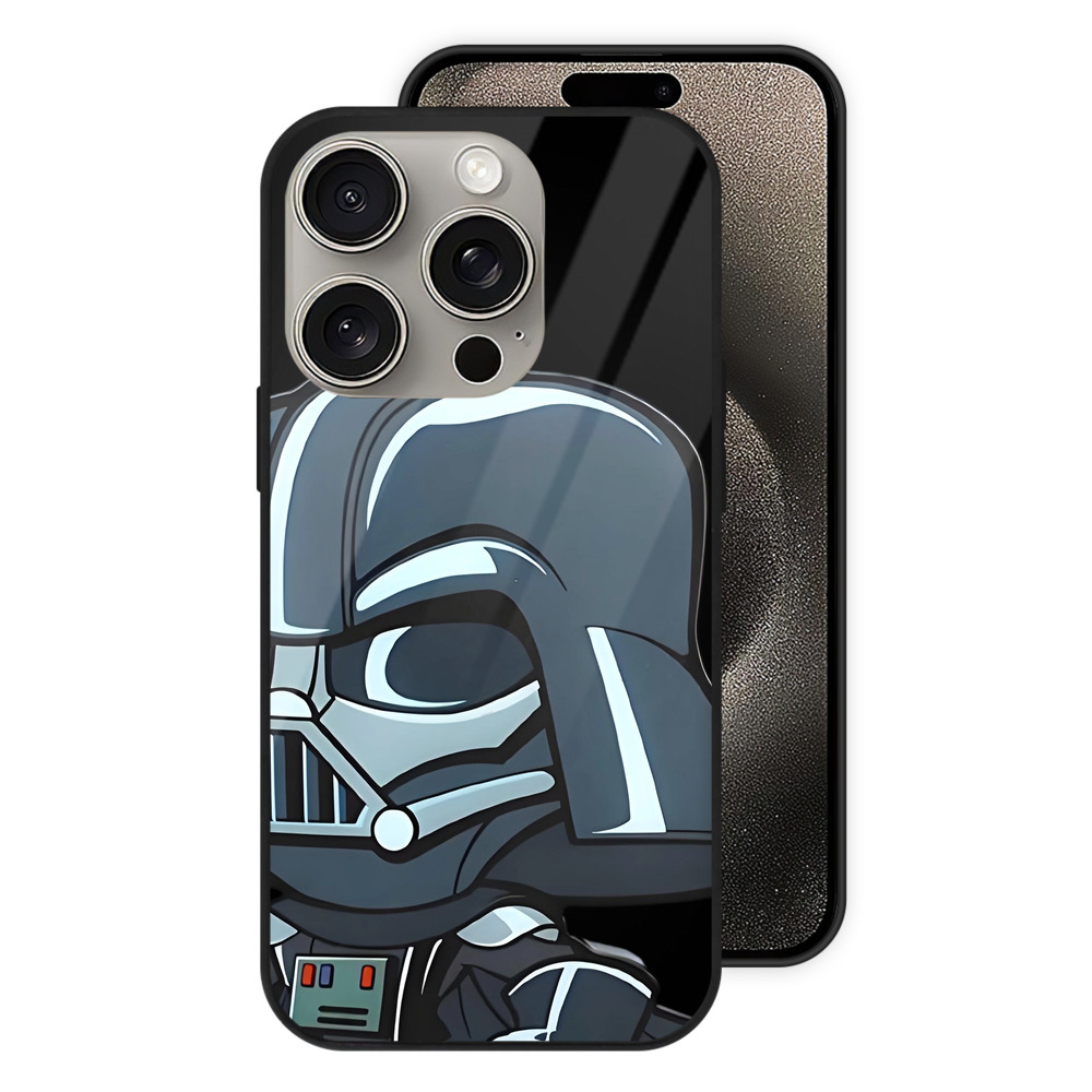 （画像用） スター・ウォーズ Star Wars 【iPhone15Pro対応】スマホケース 耐衝撃＆黄変防止 背面ガラス