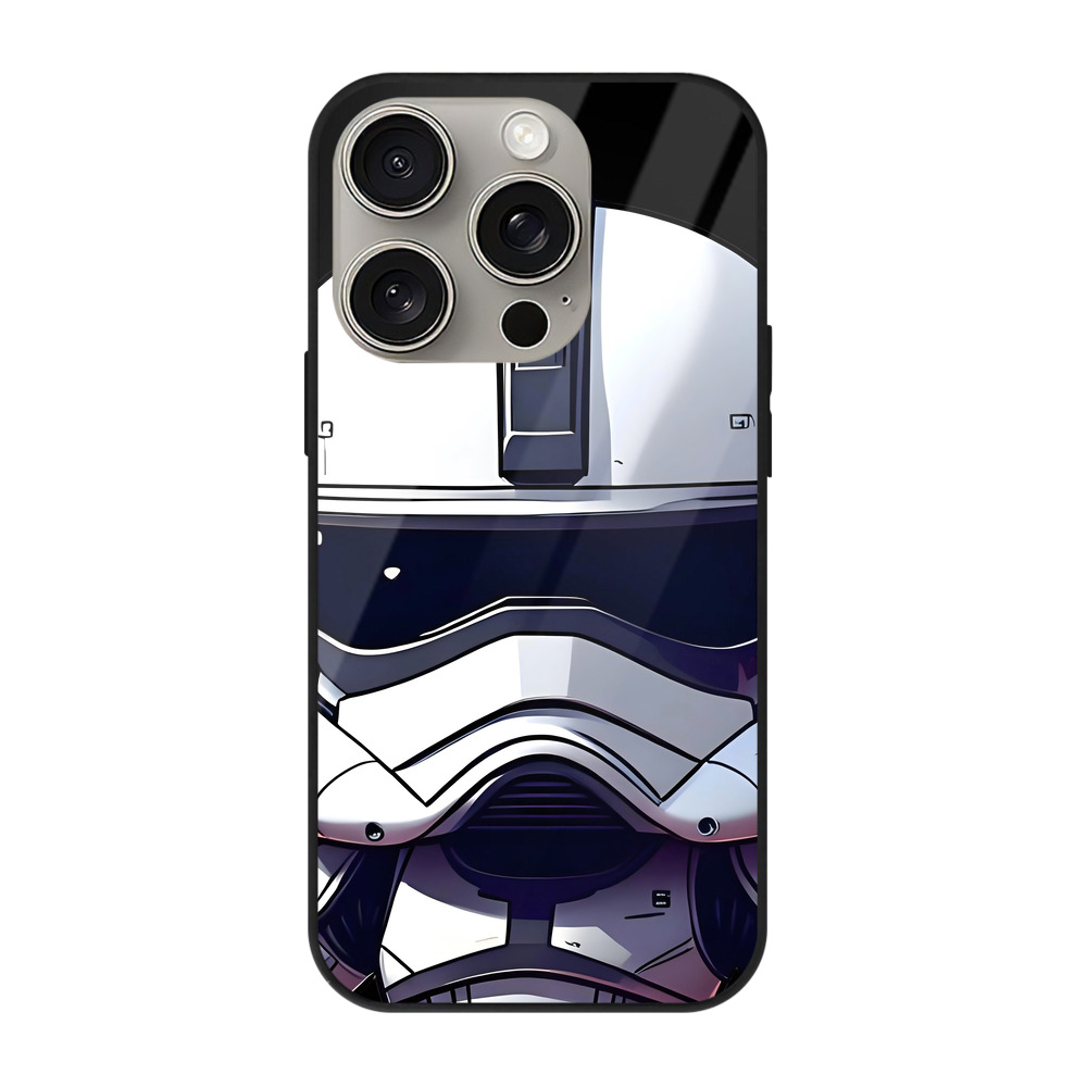 （画像用） スター・ウォーズ Star Wars 【iPhone15Pro対応】スマホケース 耐衝撃＆黄変防止 背面ガラス