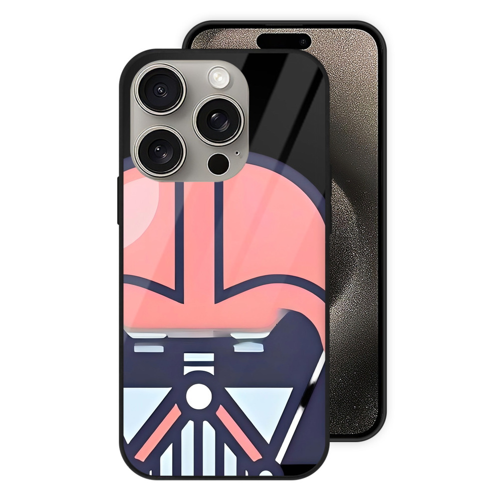 （画像用） スター・ウォーズ Star Wars 【iPhone15Pro対応】スマホケース 耐衝撃＆黄変防止 背面ガラス