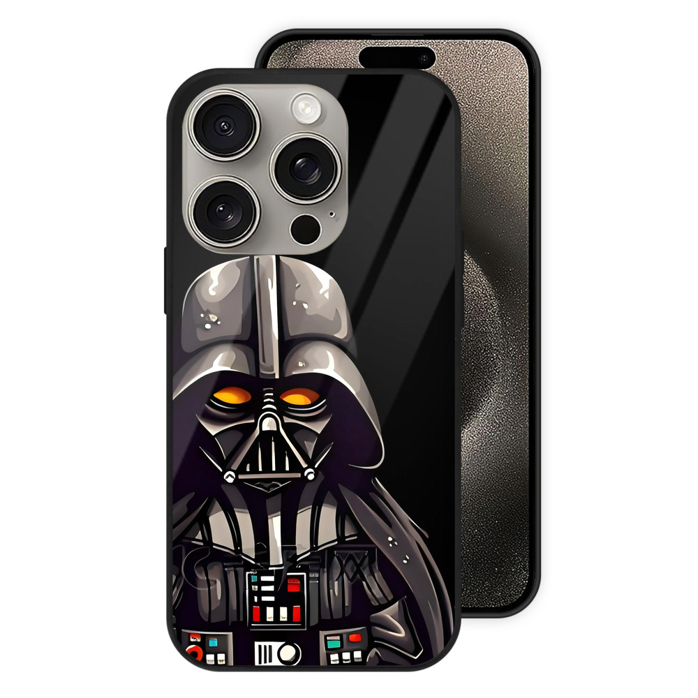 （画像用） スター・ウォーズ Star Wars 【iPhone15Pro対応】スマホケース 耐衝撃＆黄変防止 背面ガラス