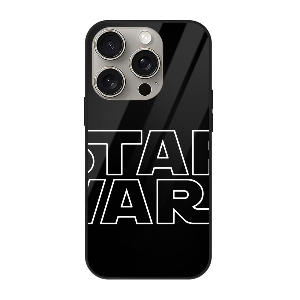 （画像用） スター・ウォーズ Star Wars 【iPhone15Pro対応】スマホケース 耐衝撃＆黄変防止 背面ガラス