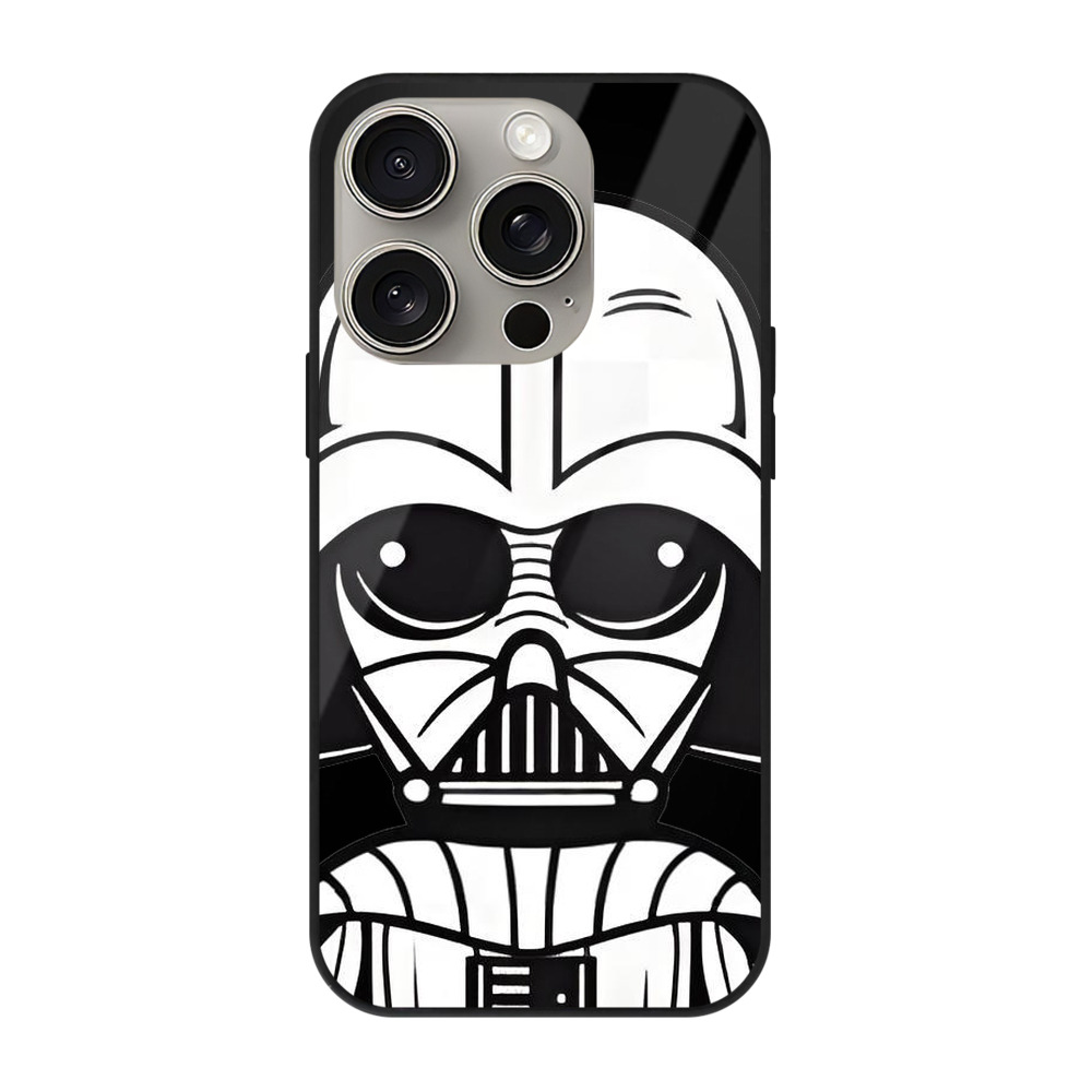 （画像用） スター・ウォーズ Star Wars 【iPhone15Pro対応】スマホケース 耐衝撃＆黄変防止 背面ガラス
