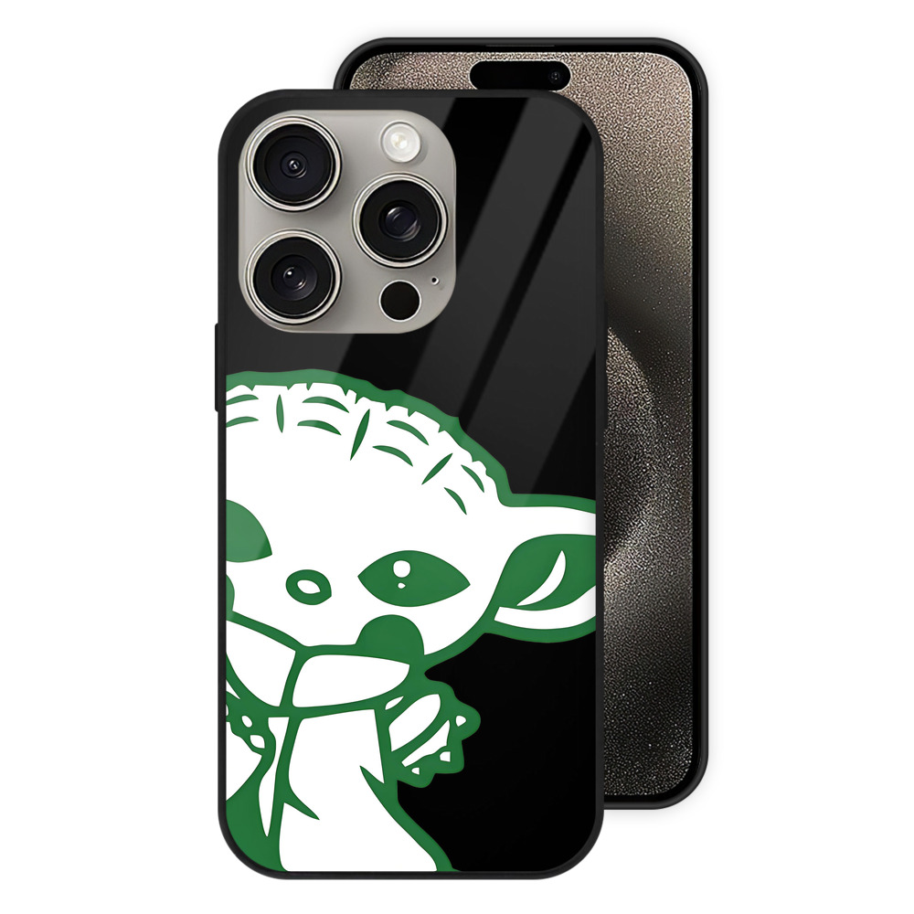 （画像用） スター・ウォーズ Star Wars 【iPhone15Pro対応】スマホケース 耐衝撃＆黄変防止 背面ガラス