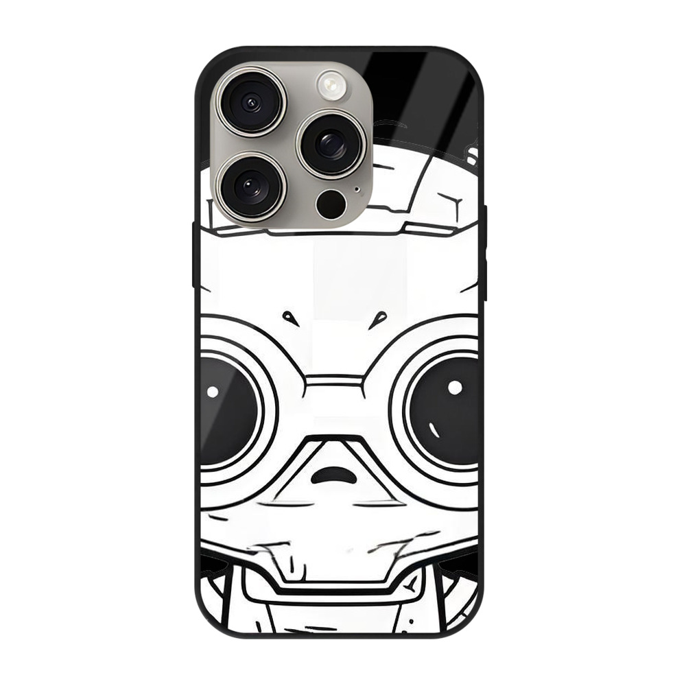 （画像用） スター・ウォーズ Star Wars 【iPhone15Pro対応】スマホケース 耐衝撃＆黄変防止 背面ガラス