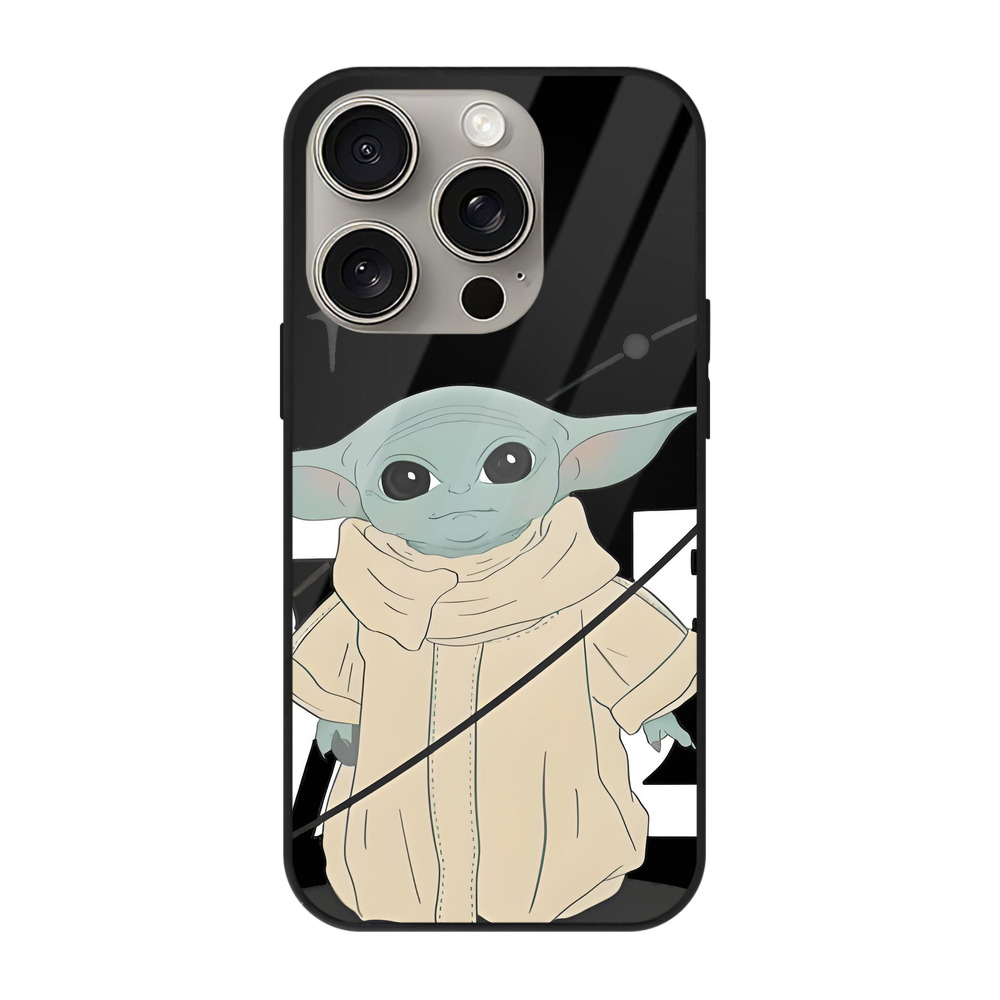 （画像用） スター・ウォーズ Star Wars 【iPhone15Pro対応】スマホケース 耐衝撃＆黄変防止 背面ガラス