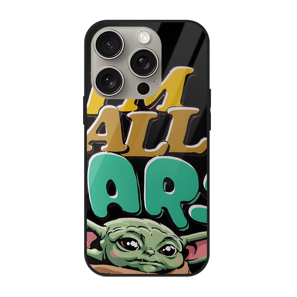 （画像用） スター・ウォーズ Star Wars 【iPhone15Pro対応】スマホケース 耐衝撃＆黄変防止 背面ガラス