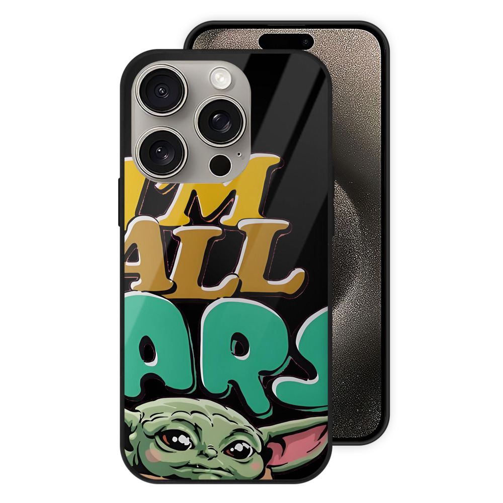 （画像用） スター・ウォーズ Star Wars 【iPhone15Pro対応】スマホケース 耐衝撃＆黄変防止 背面ガラス
