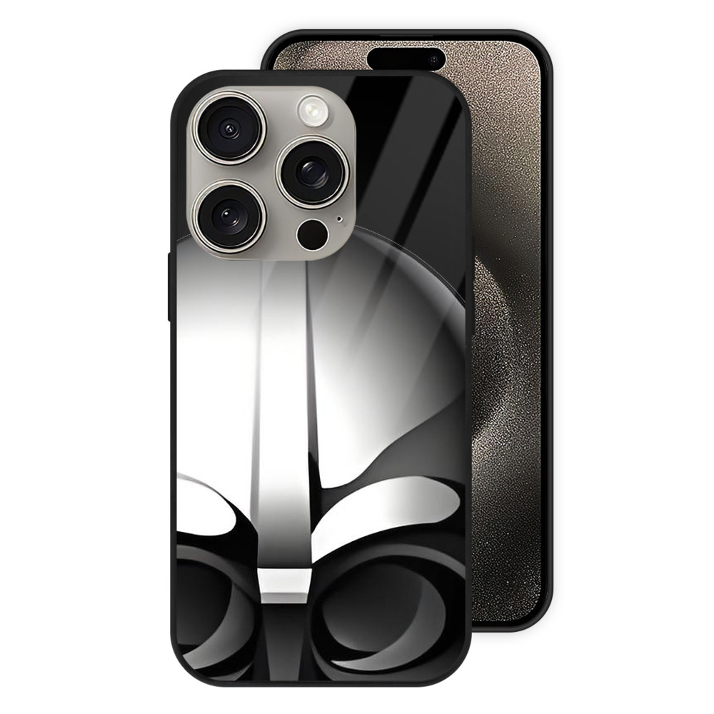 （画像用） スター・ウォーズ Star Wars 【iPhone15Pro対応】スマホケース 耐衝撃＆黄変防止 背面ガラス