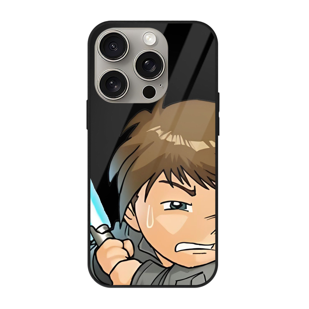 （画像用） スター・ウォーズ Star Wars 【iPhone15Pro対応】スマホケース 耐衝撃＆黄変防止 背面ガラス