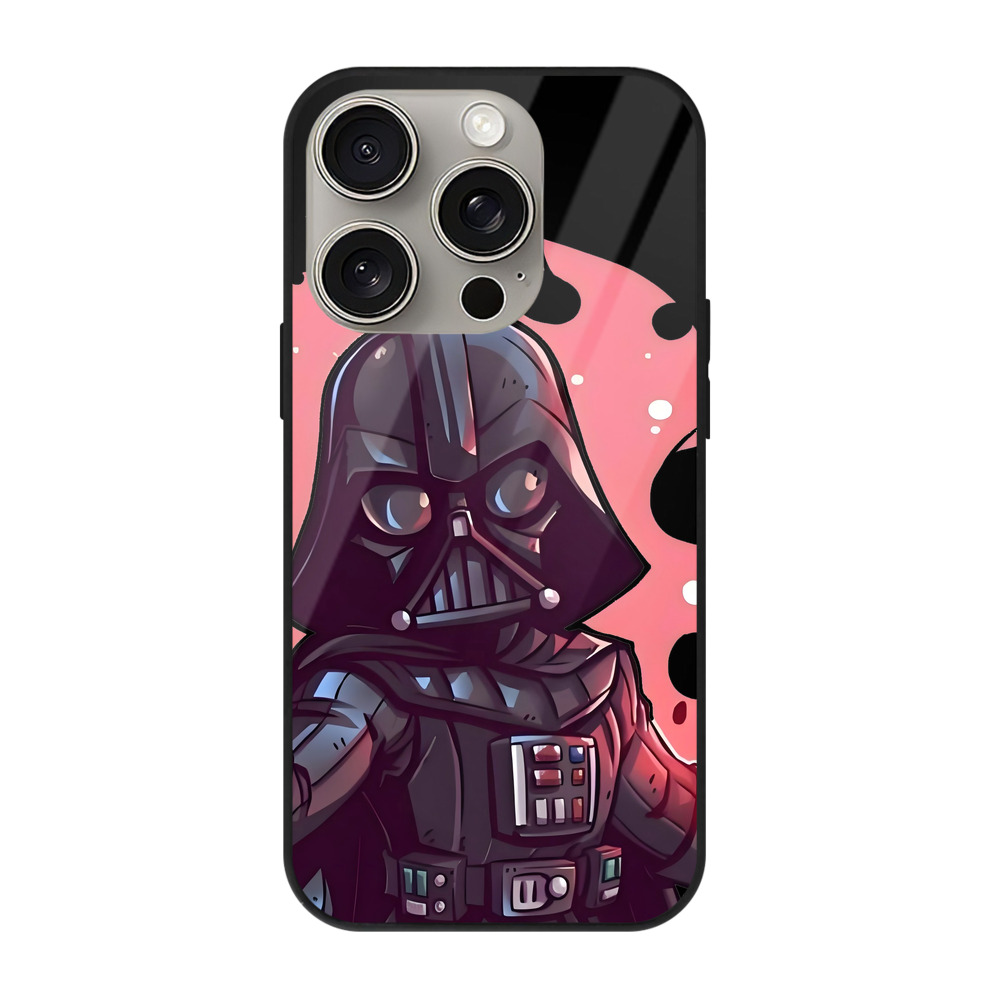 （画像用） スター・ウォーズ Star Wars 【iPhone15Pro対応】スマホケース 耐衝撃＆黄変防止 背面ガラス