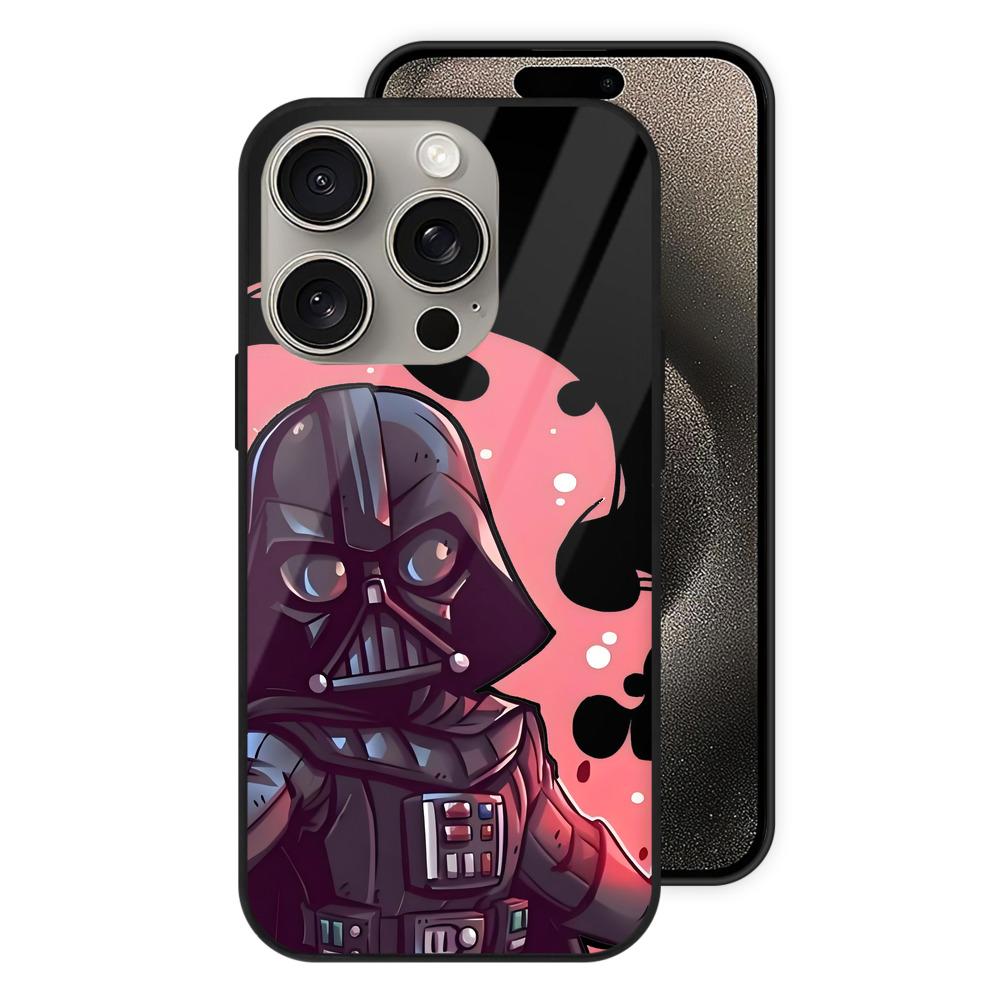 （画像用） スター・ウォーズ Star Wars 【iPhone15Pro対応】スマホケース 耐衝撃＆黄変防止 背面ガラス