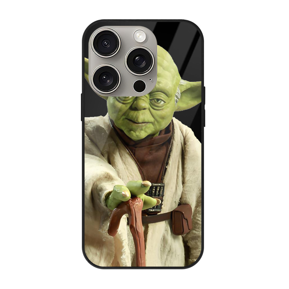 （画像用） スター・ウォーズ Star Wars 【iPhone15Pro対応】スマホケース 耐衝撃＆黄変防止 背面ガラス