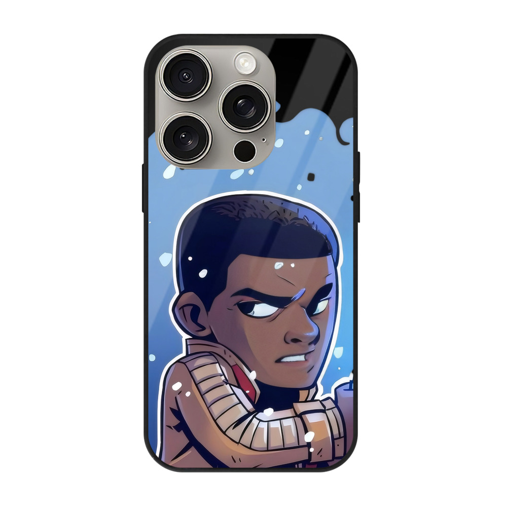 （画像用） スター・ウォーズ Star Wars 【iPhone15Pro対応】スマホケース 耐衝撃＆黄変防止 背面ガラス