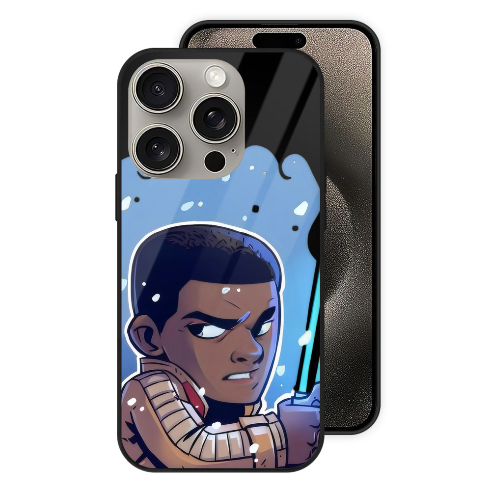 （画像用） スター・ウォーズ Star Wars 【iPhone15Pro対応】スマホケース 耐衝撃＆黄変防止 背面ガラス