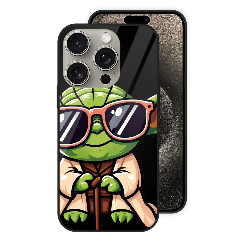 （画像用） スター・ウォーズ Star Wars 【iPhone15Pro対応】スマホケース 耐衝撃＆黄変防止 背面ガラス