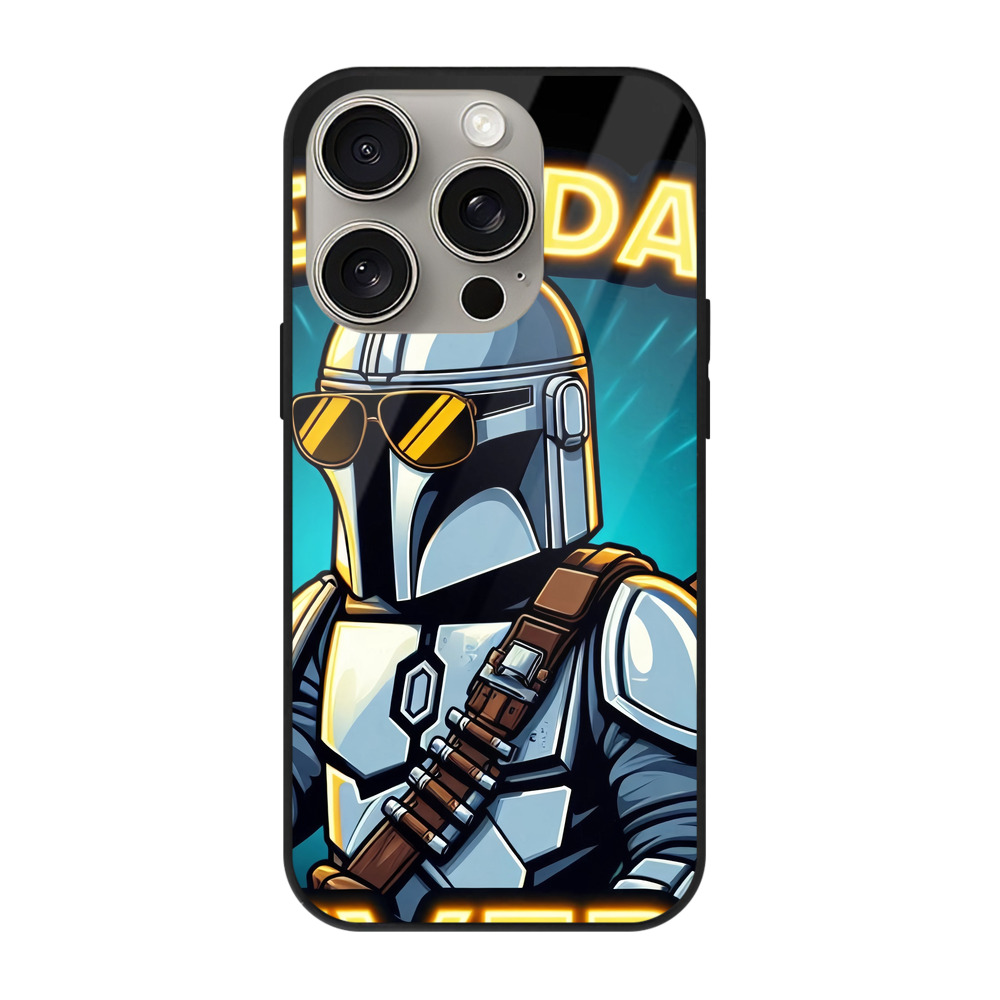 （画像用） スター・ウォーズ Star Wars 【iPhone15Pro対応】スマホケース 耐衝撃＆黄変防止 背面ガラス