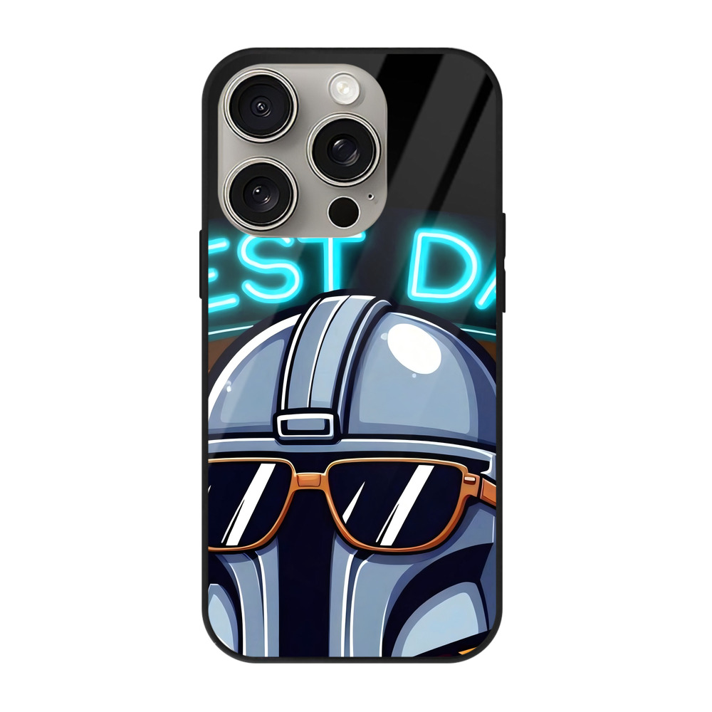 （画像用） スター・ウォーズ Star Wars 【iPhone15Pro対応】スマホケース 耐衝撃＆黄変防止 背面ガラス