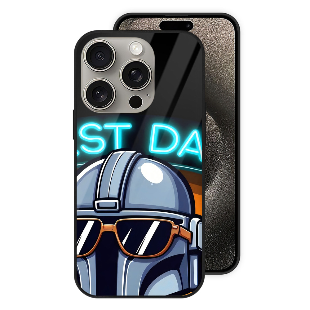 （画像用） スター・ウォーズ Star Wars 【iPhone15Pro対応】スマホケース 耐衝撃＆黄変防止 背面ガラス