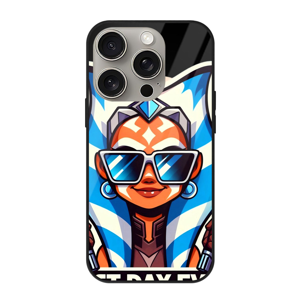（画像用） スター・ウォーズ Star Wars 【iPhone15Pro対応】スマホケース 耐衝撃＆黄変防止 背面ガラス