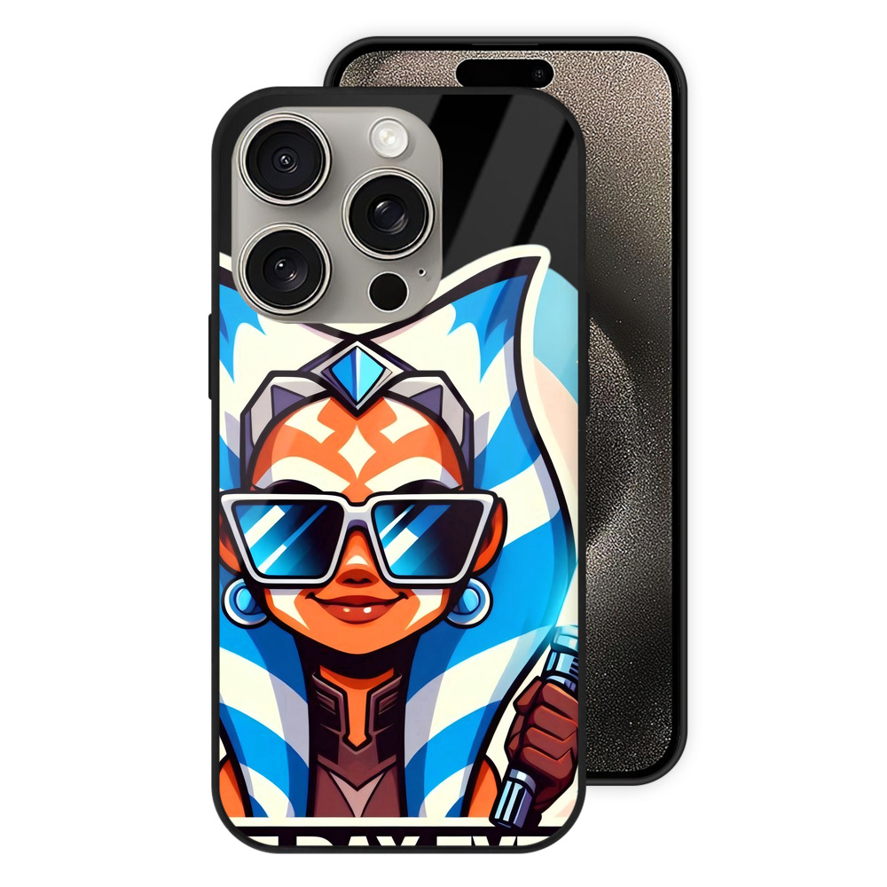 （画像用） スター・ウォーズ Star Wars 【iPhone15Pro対応】スマホケース 耐衝撃＆黄変防止 背面ガラス