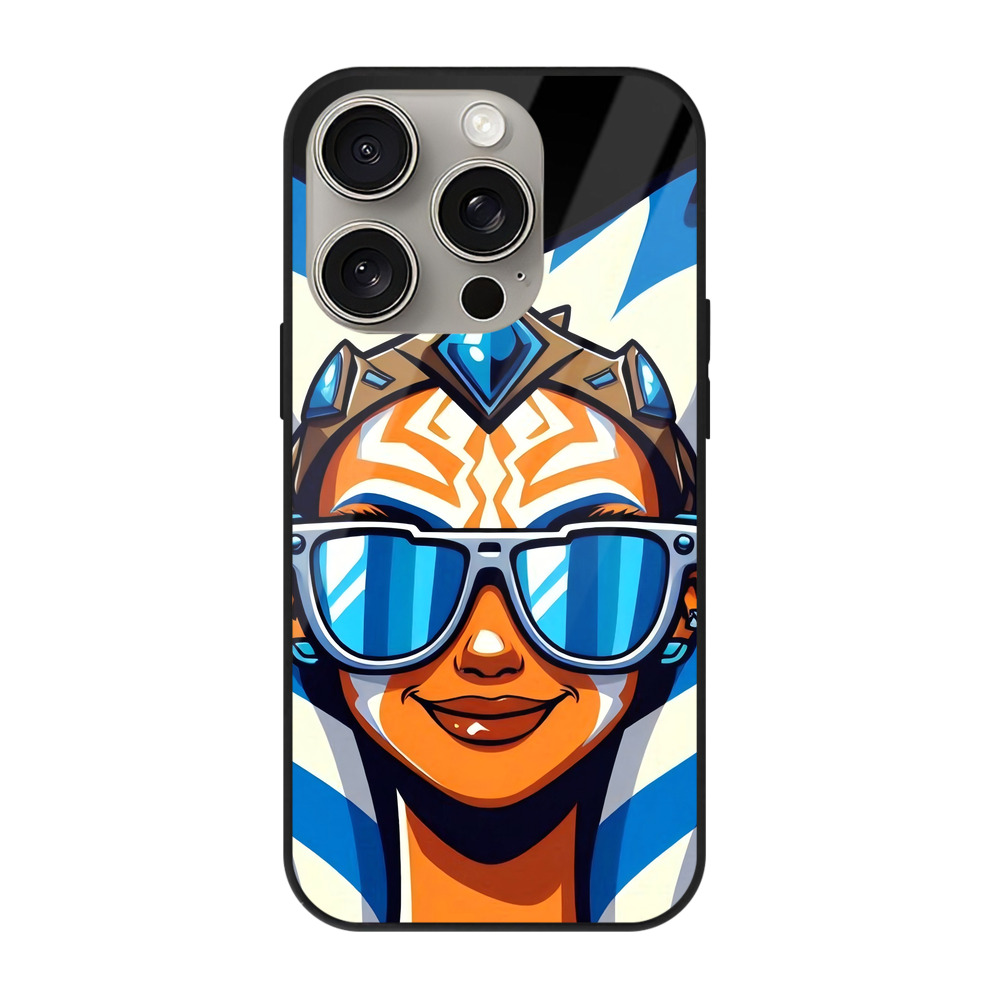 （画像用） スター・ウォーズ Star Wars 【iPhone15Pro対応】スマホケース 耐衝撃＆黄変防止 背面ガラス