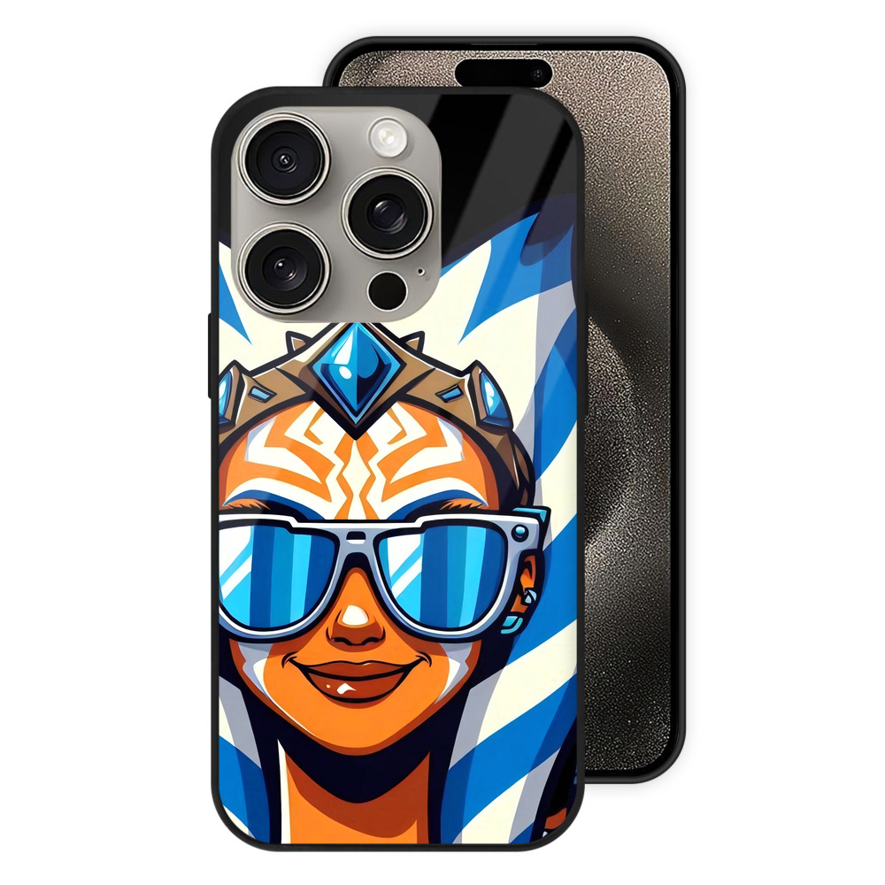 （画像用） スター・ウォーズ Star Wars 【iPhone15Pro対応】スマホケース 耐衝撃＆黄変防止 背面ガラス