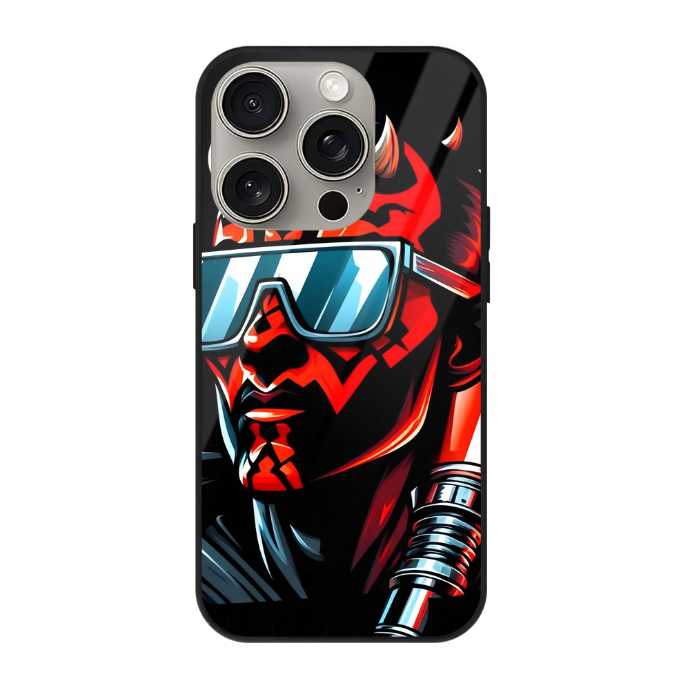 （画像用） スター・ウォーズ Star Wars 【iPhone15Pro対応】スマホケース 耐衝撃＆黄変防止 背面ガラス