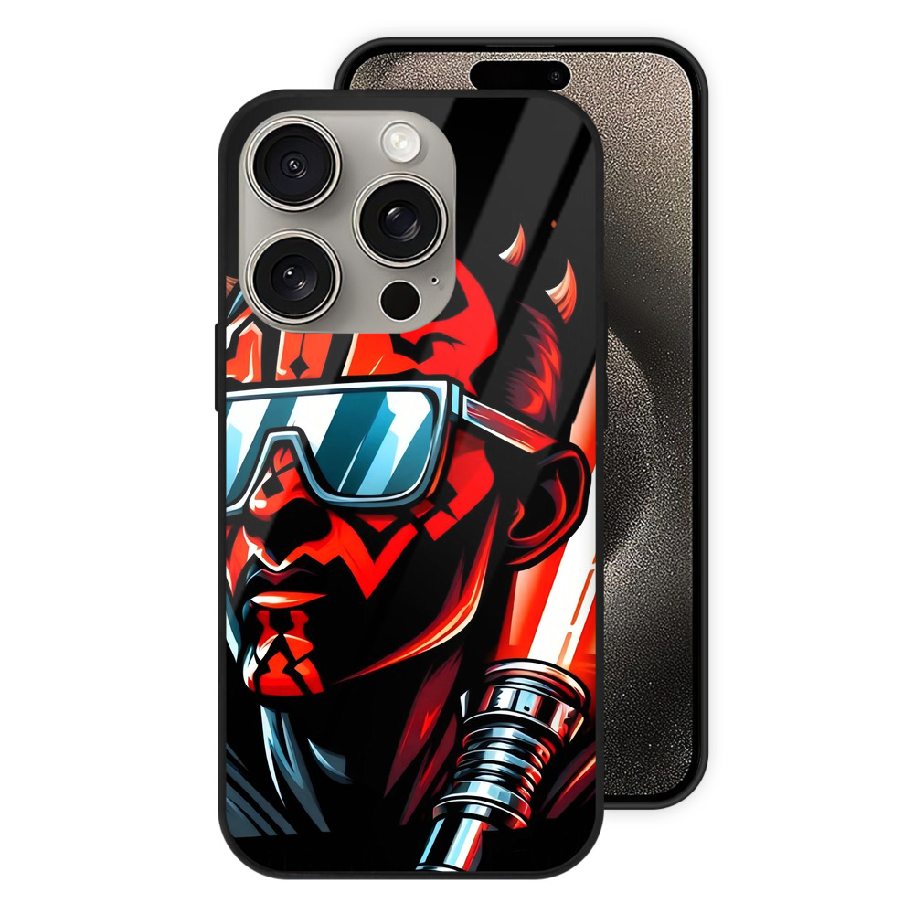 （画像用） スター・ウォーズ Star Wars 【iPhone15Pro対応】スマホケース 耐衝撃＆黄変防止 背面ガラス
