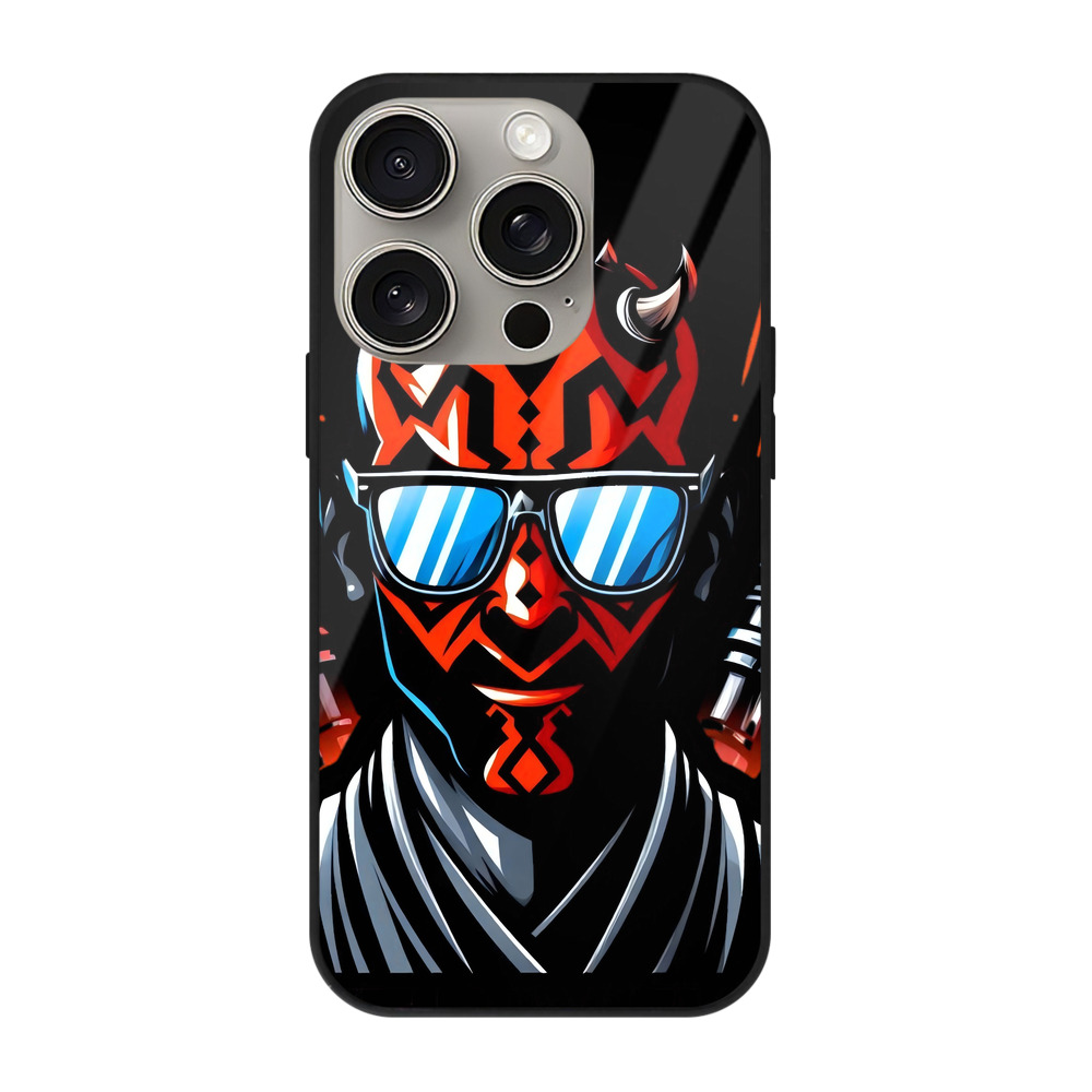（画像用） スター・ウォーズ Star Wars 【iPhone15Pro対応】スマホケース 耐衝撃＆黄変防止 背面ガラス