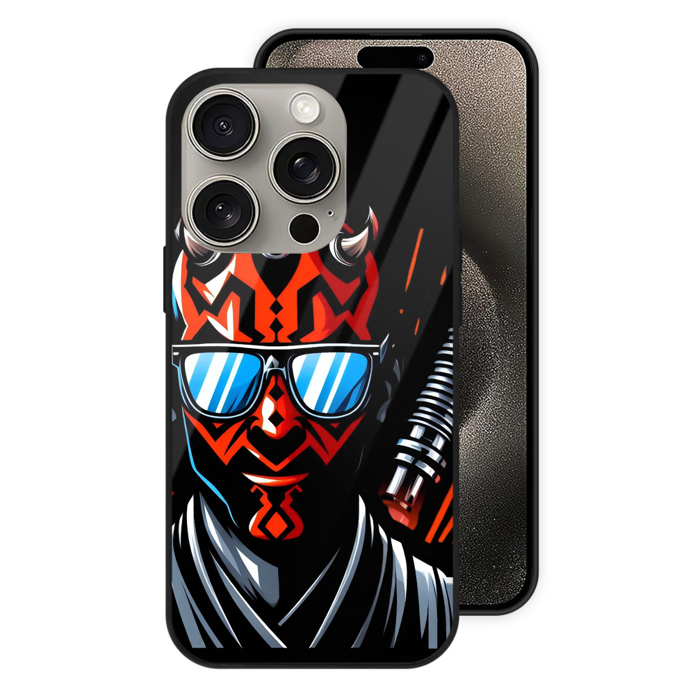 （画像用） スター・ウォーズ Star Wars 【iPhone15Pro対応】スマホケース 耐衝撃＆黄変防止 背面ガラス