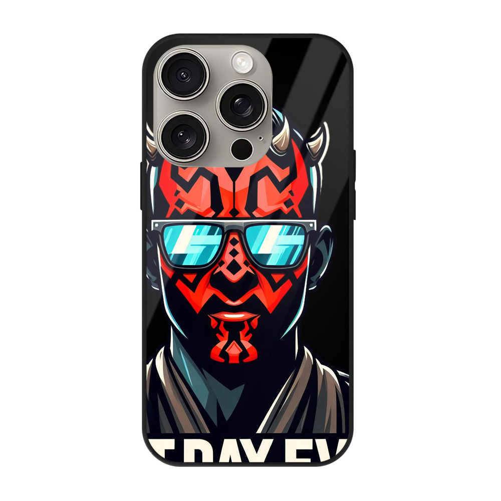 （画像用） スター・ウォーズ Star Wars 【iPhone15Pro対応】スマホケース 耐衝撃＆黄変防止 背面ガラス