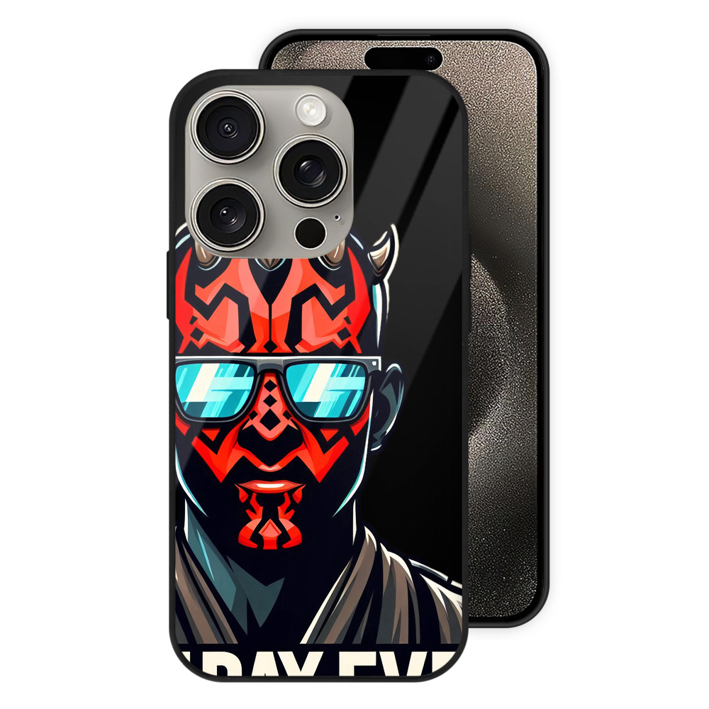 （画像用） スター・ウォーズ Star Wars 【iPhone15Pro対応】スマホケース 耐衝撃＆黄変防止 背面ガラス