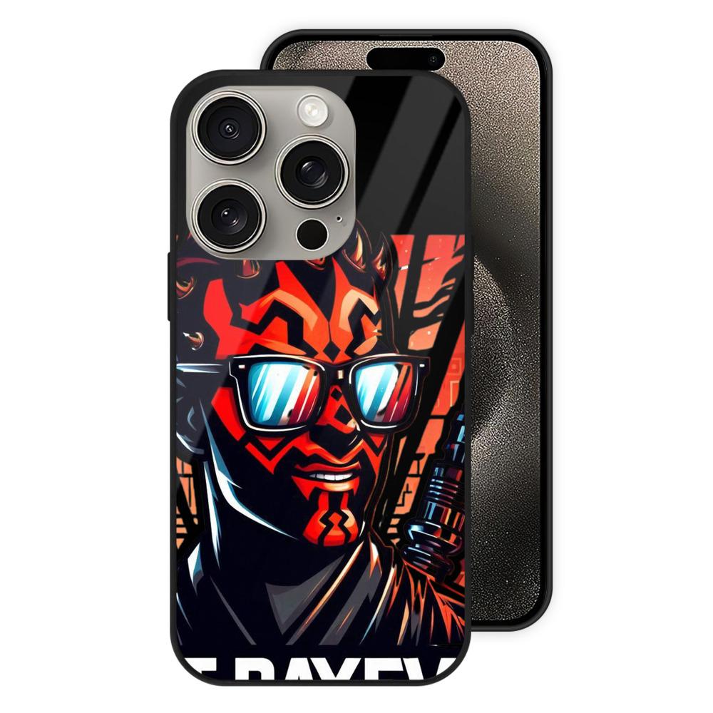 （画像用） スター・ウォーズ Star Wars 【iPhone15Pro対応】スマホケース 耐衝撃＆黄変防止 背面ガラス