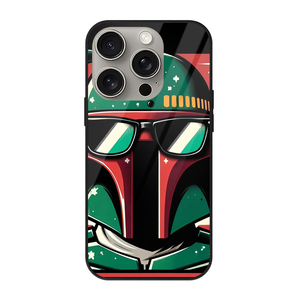 （画像用） スター・ウォーズ Star Wars 【iPhone15Pro対応】スマホケース 耐衝撃＆黄変防止 背面ガラス