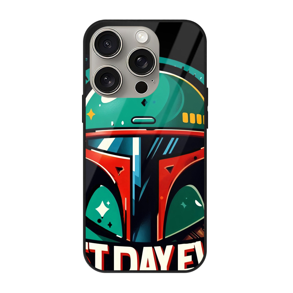 （画像用） スター・ウォーズ Star Wars 【iPhone15Pro対応】スマホケース 耐衝撃＆黄変防止 背面ガラス