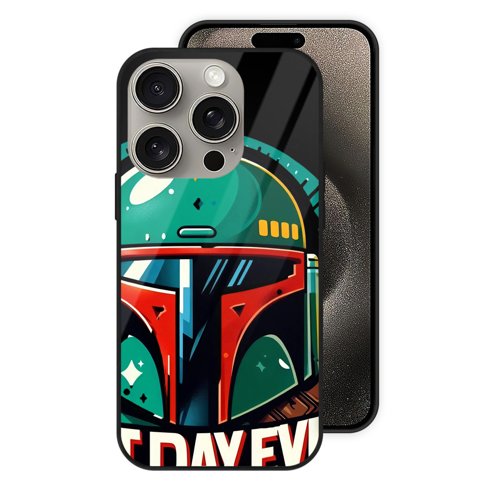 （画像用） スター・ウォーズ Star Wars 【iPhone15Pro対応】スマホケース 耐衝撃＆黄変防止 背面ガラス