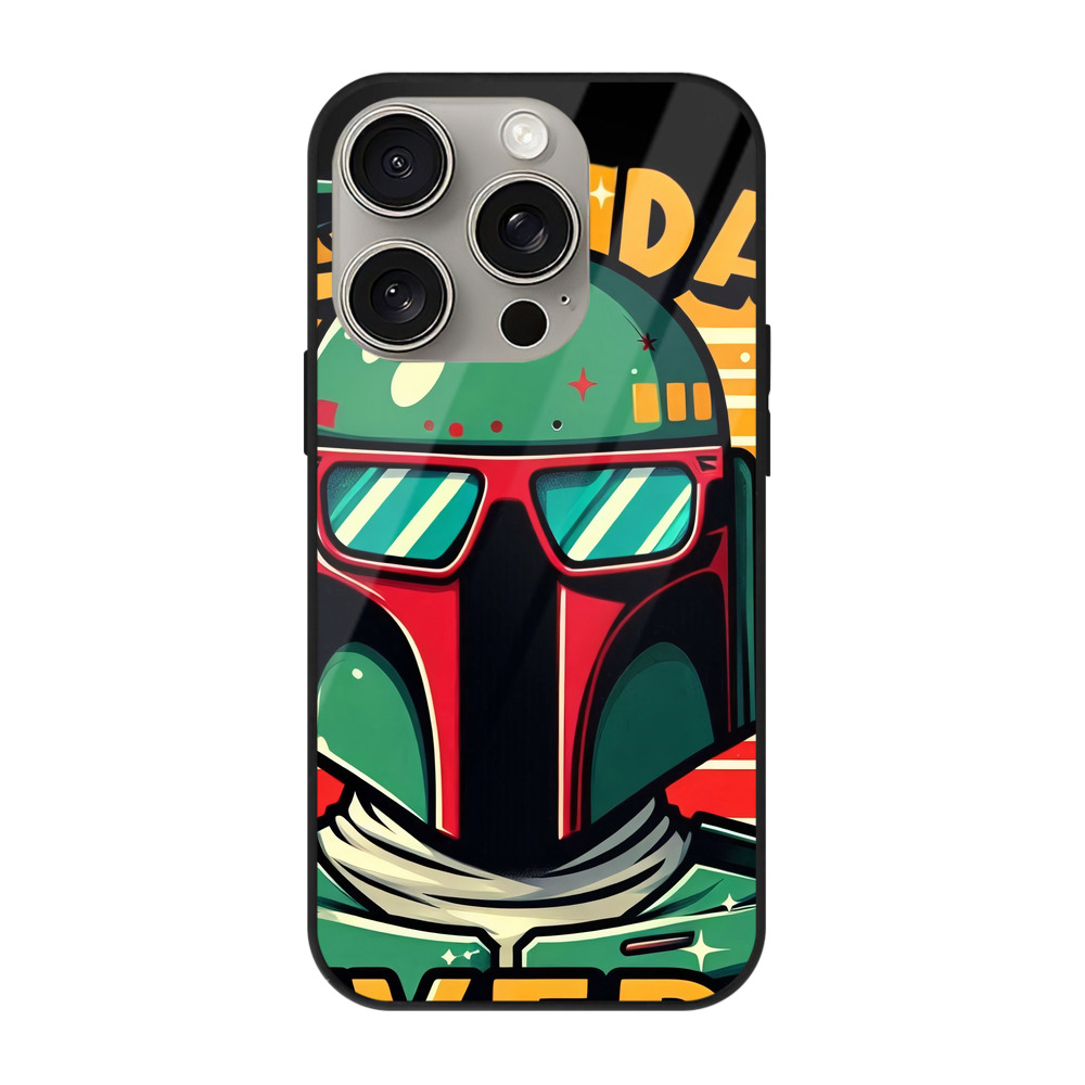 （画像用） スター・ウォーズ Star Wars 【iPhone15Pro対応】スマホケース 耐衝撃＆黄変防止 背面ガラス