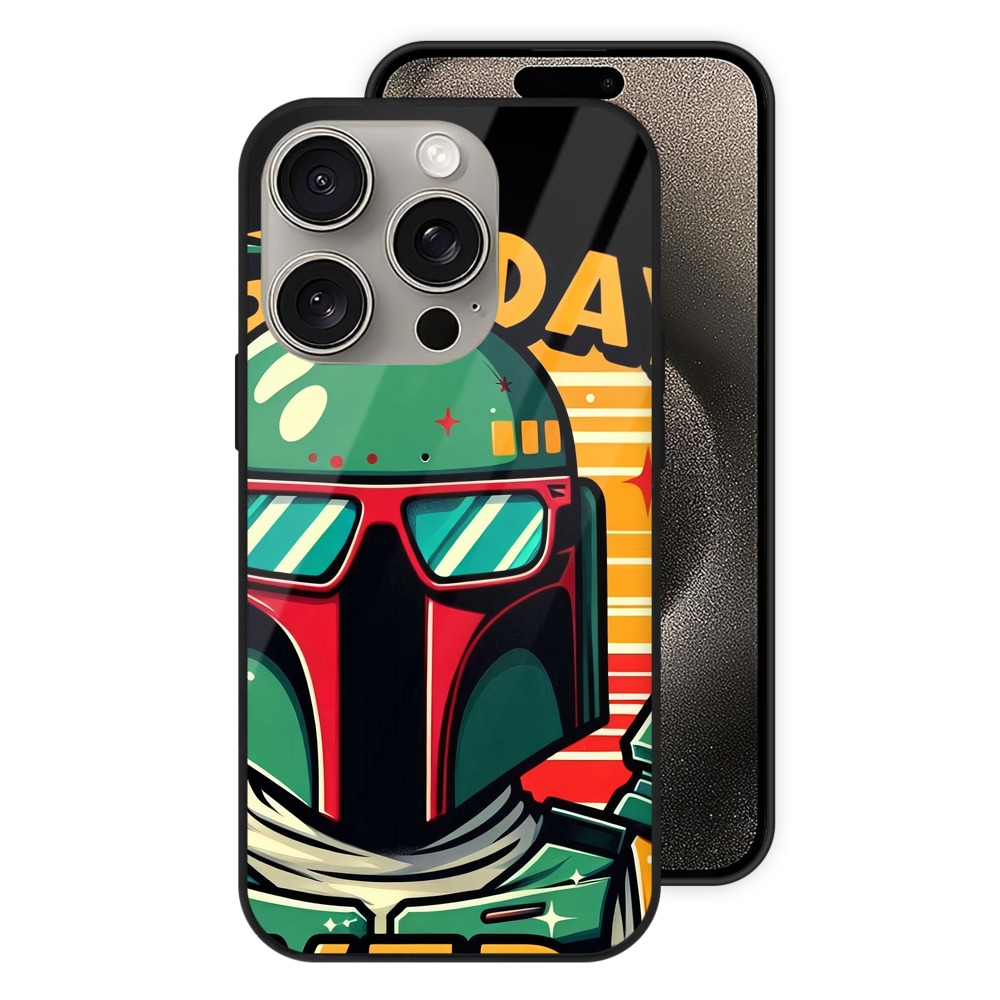 （画像用） スター・ウォーズ Star Wars 【iPhone15Pro対応】スマホケース 耐衝撃＆黄変防止 背面ガラス