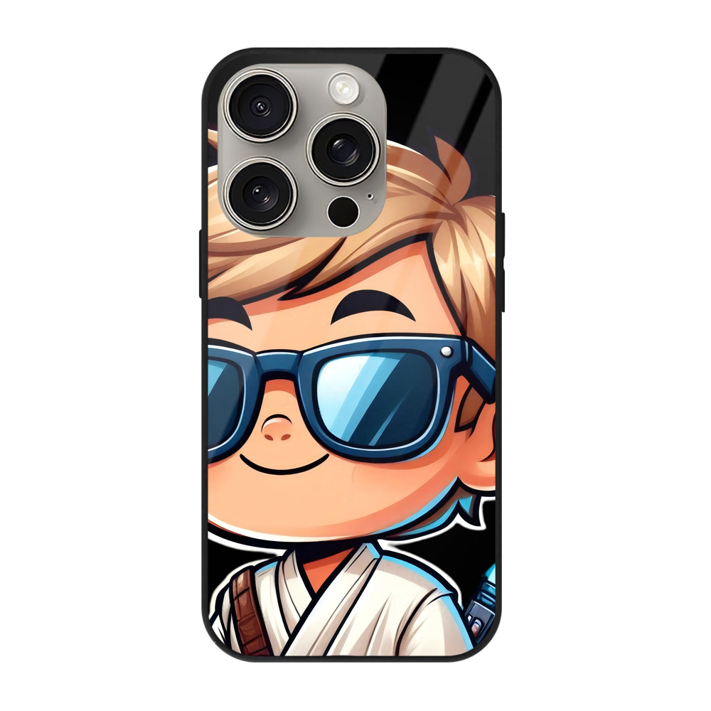 （画像用） スター・ウォーズ Star Wars 【iPhone15Pro対応】スマホケース 耐衝撃＆黄変防止 背面ガラス