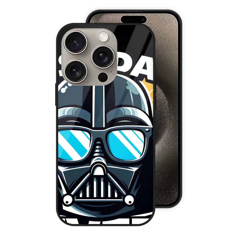（画像用） スター・ウォーズ Star Wars 【iPhone15Pro対応】スマホケース 耐衝撃＆黄変防止 背面ガラス