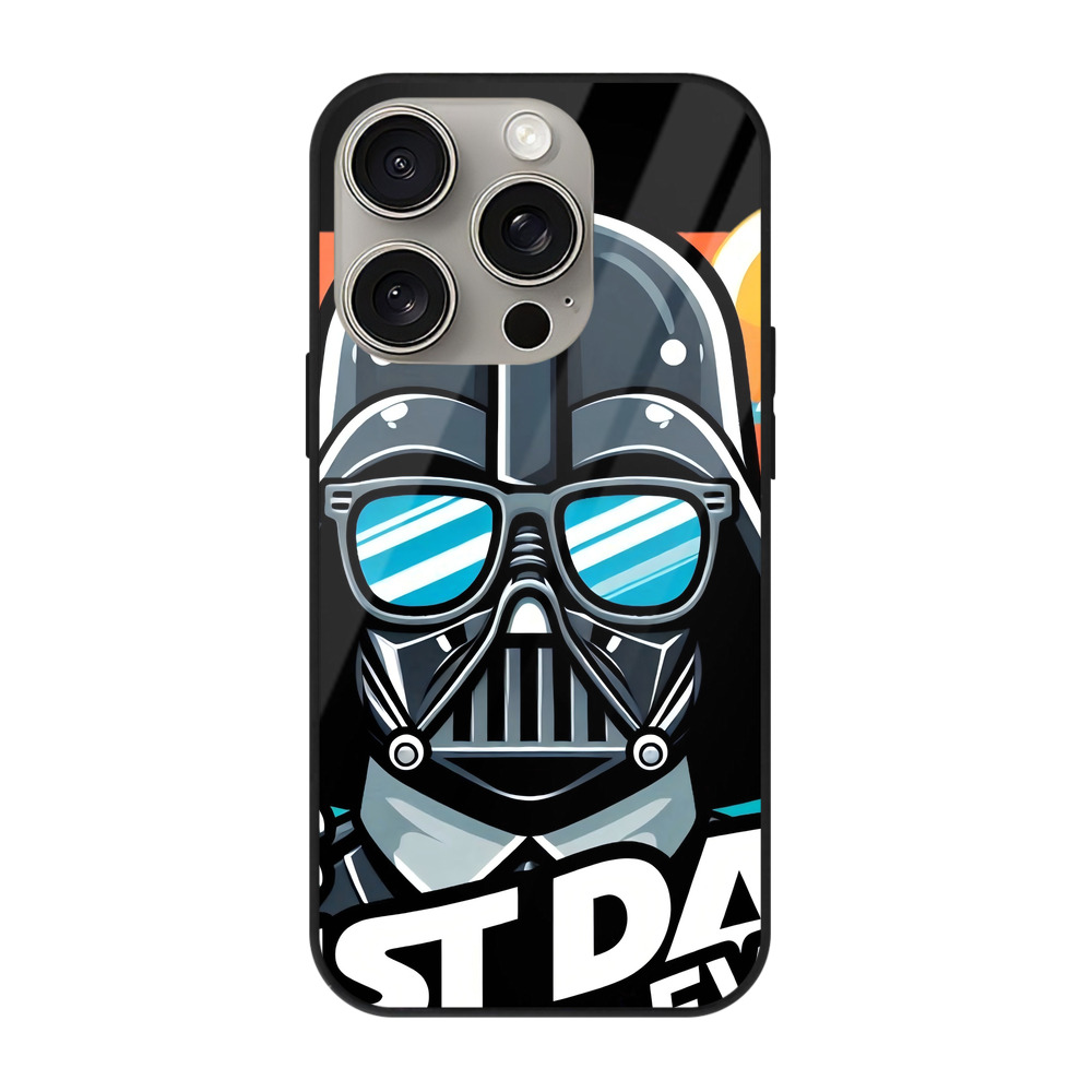 （画像用） スター・ウォーズ Star Wars 【iPhone15Pro対応】スマホケース 耐衝撃＆黄変防止 背面ガラス