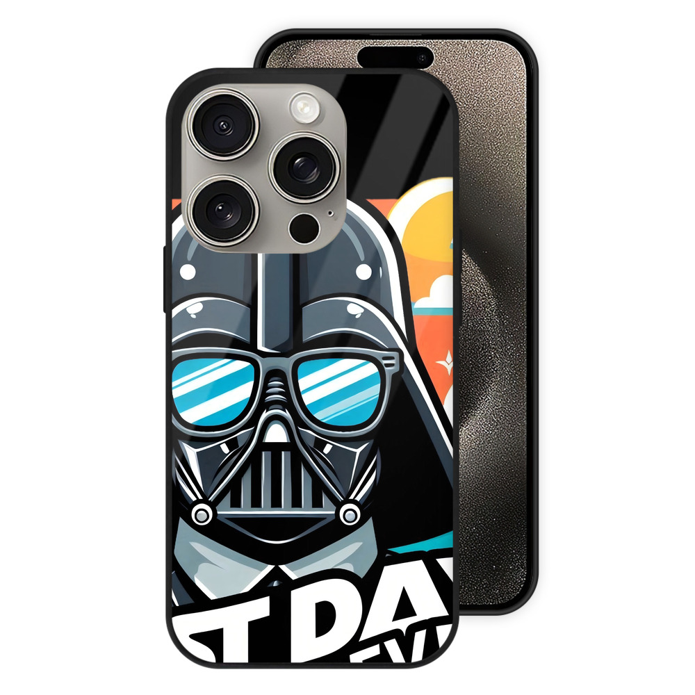 （画像用） スター・ウォーズ Star Wars 【iPhone15Pro対応】スマホケース 耐衝撃＆黄変防止 背面ガラス