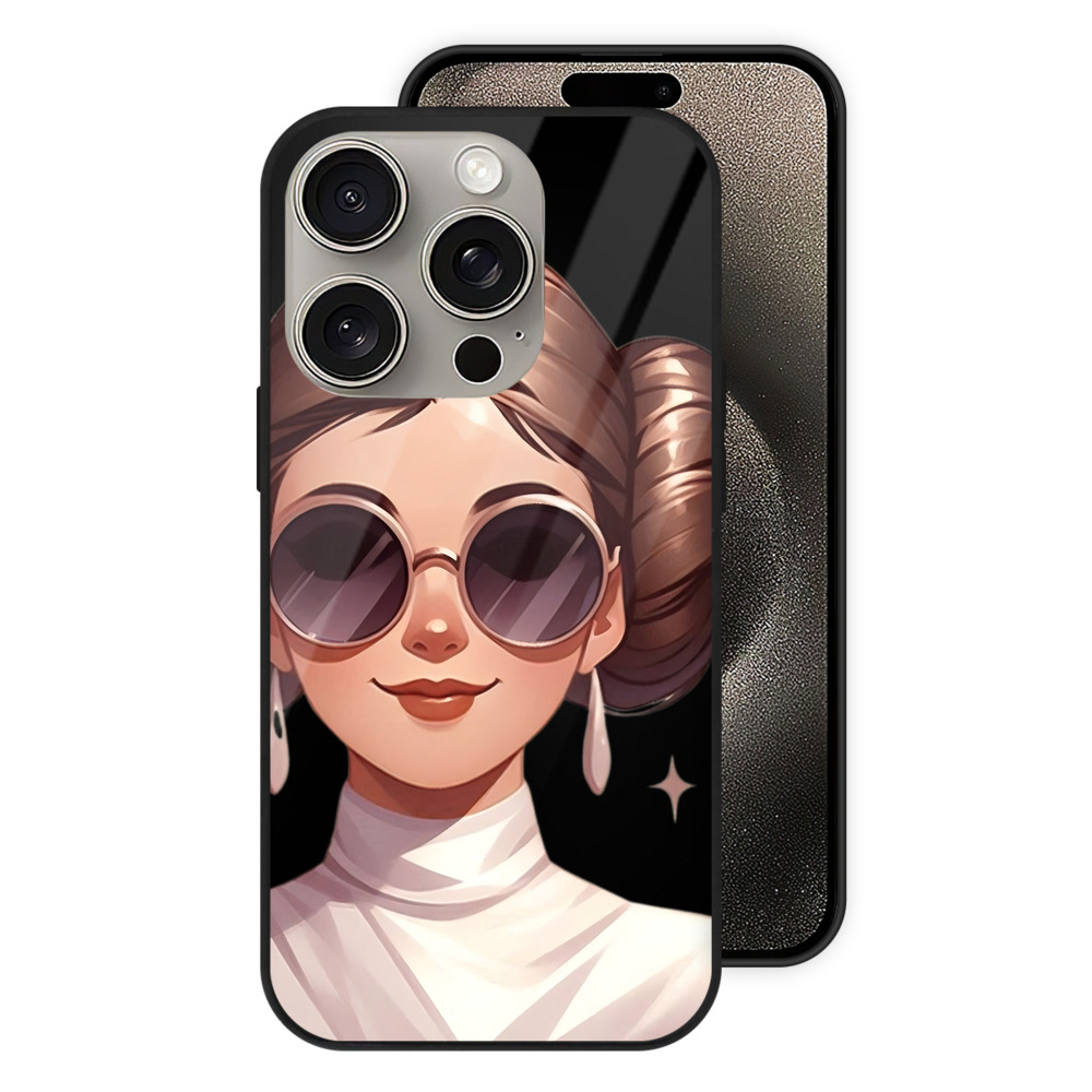（画像用） スター・ウォーズ Star Wars 【iPhone15Pro対応】スマホケース 耐衝撃＆黄変防止 背面ガラス
